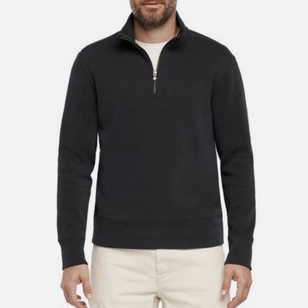 Banana Republic Men's Sweatshirt 1/4 Zip Long Sleeves Pullover NWT XL